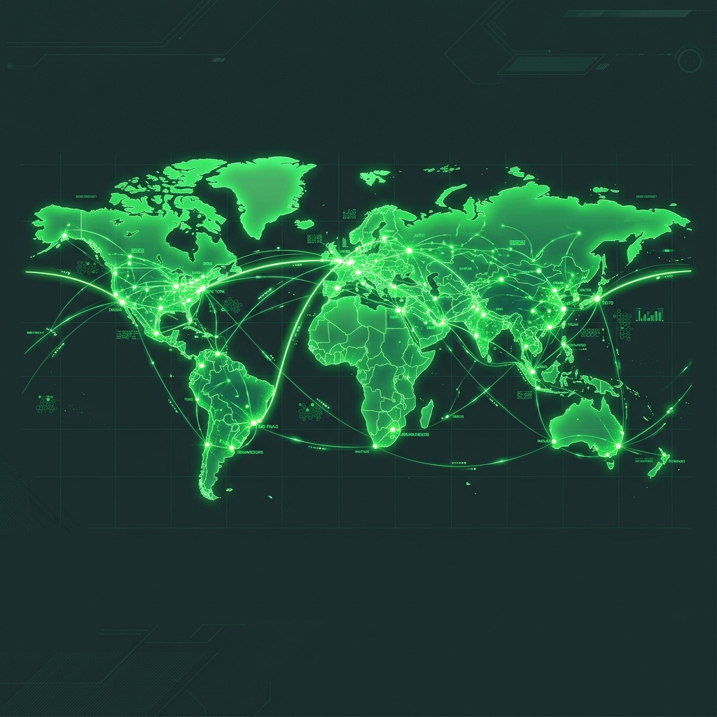 Mapa de Cobertura Global de EVSE